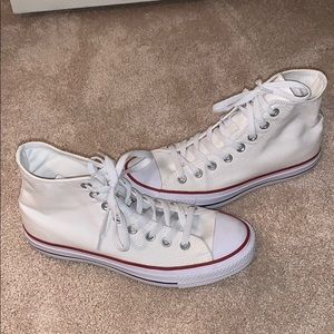 Women’s White High Top Converse